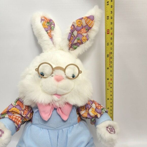 Vtg DANDEE Int Ltd Candyland Story Telling Animated  Easter Bunny - 14" Rare - Picture 8 of 12